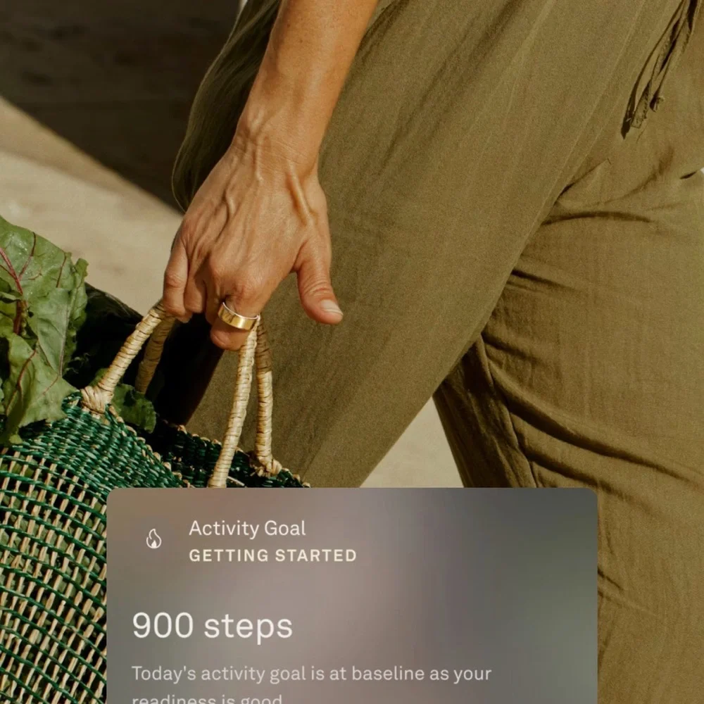 Oura Silver Wearable Ring